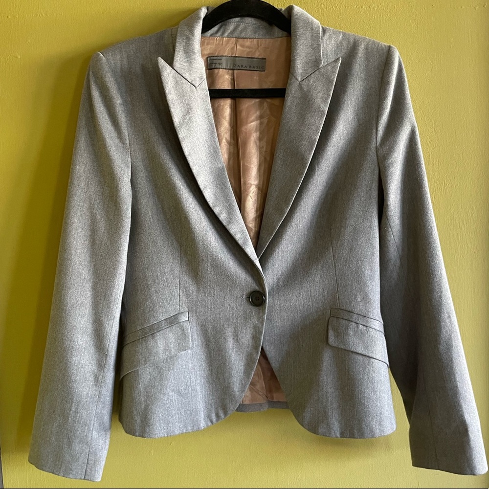 Gray Blazer Jacket from Zara